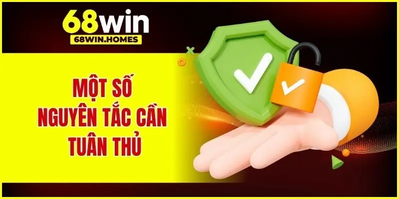 Một số nguyên tắc cần tuân thủ